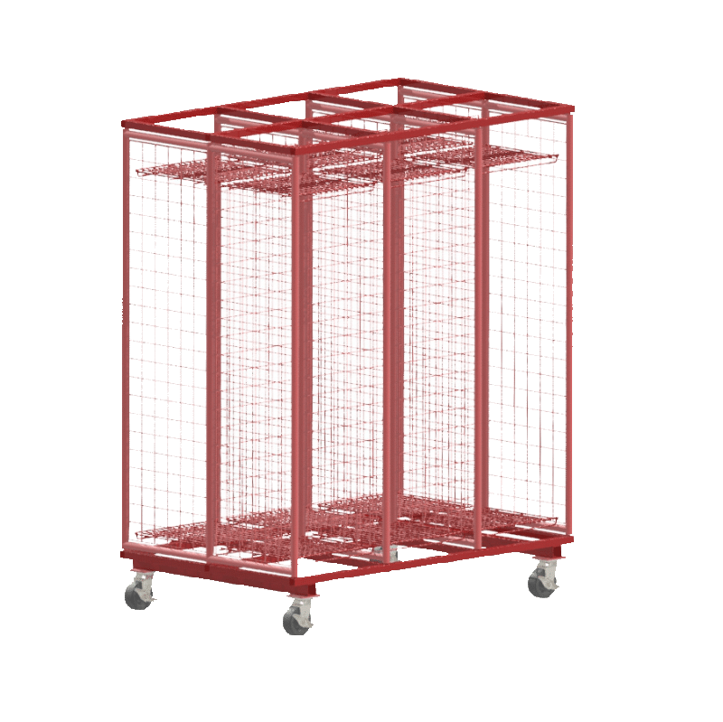 turnout gear storage locker - double sided